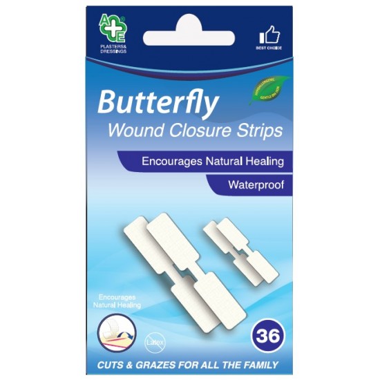 A&E Butterfly Wound Closures 36's