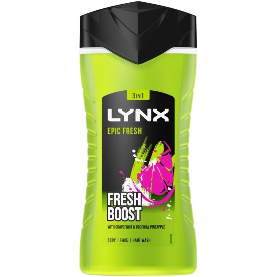 Lynx Body Wash 225ml Epic Fresh