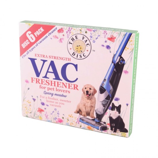 Vac Disk Vaccum Freshener Spring Meadow for Pet Lovers