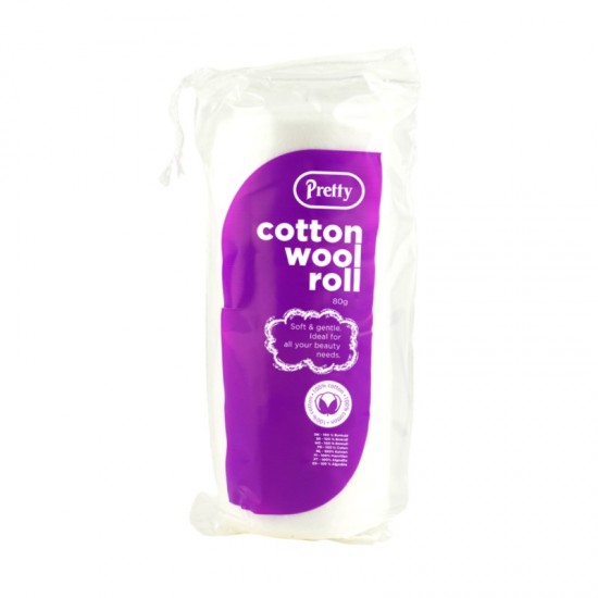 Pretty Cotton Wool ROLLS 80g