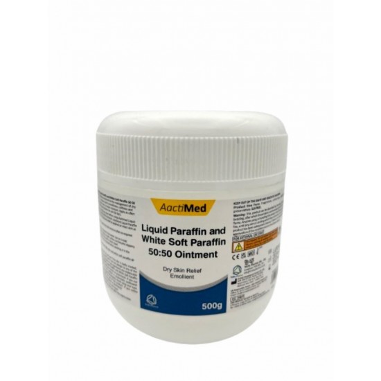 AactiMed Liquid Parafin & White Soft Paraffin 50:50 Ointment 500g