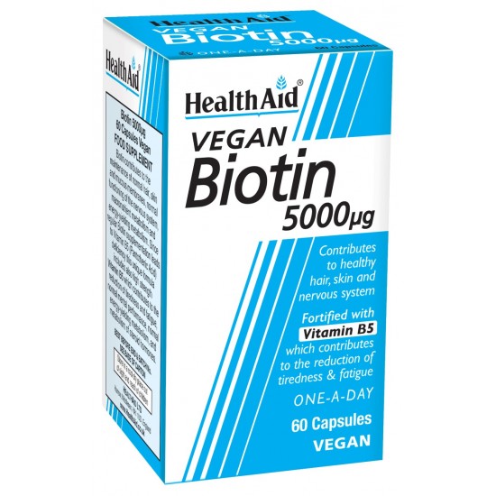 Healthaid Biotin 5000ug Capsules 60's