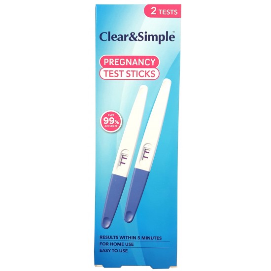 Clear and Simple Pregnancy Test - 2 Test