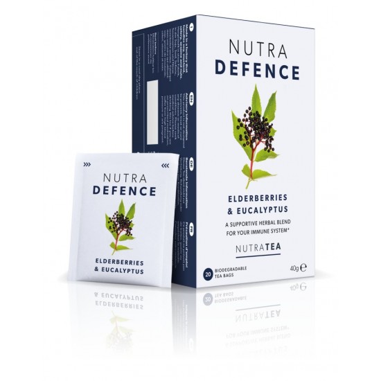 Nutratea Biodegradable Tea Bags 20's Nutra Defence Elderberries & Eucalyptus