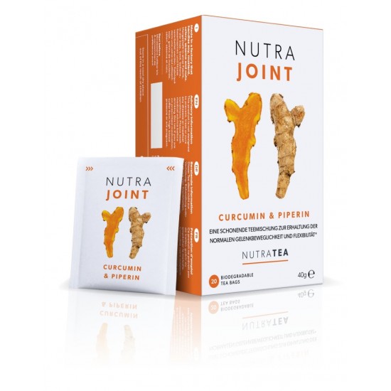 Nutratea Biodegradable Tea Bags 20's Nutra Joint Curcumin & Piperin