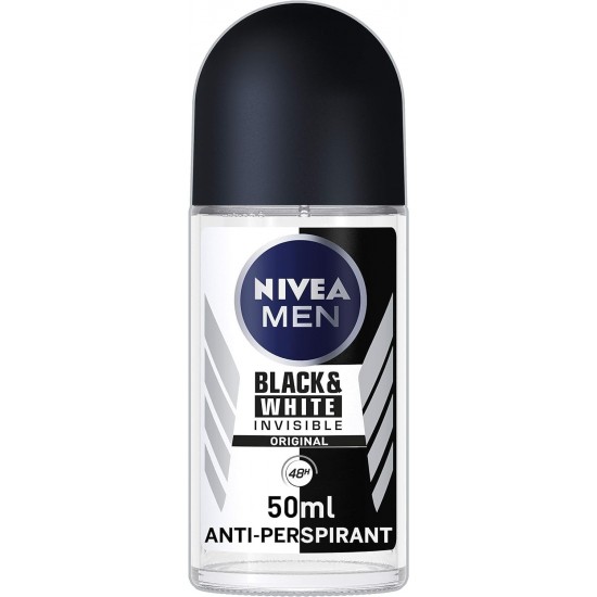 Nivea Roll-on 50ml Black & White Invisible Clear