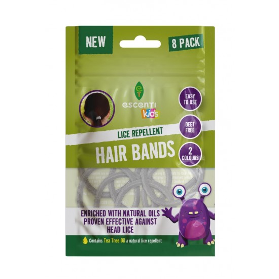 Escenti Kids Lice Repellent Hair Bands 8's