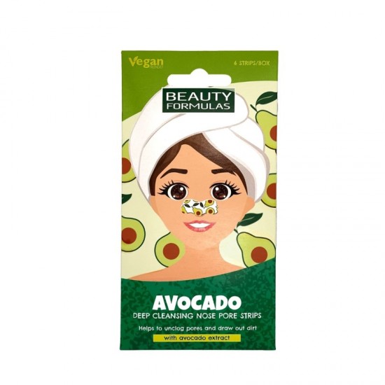 BF Avocado Nose Pore Strips 6's