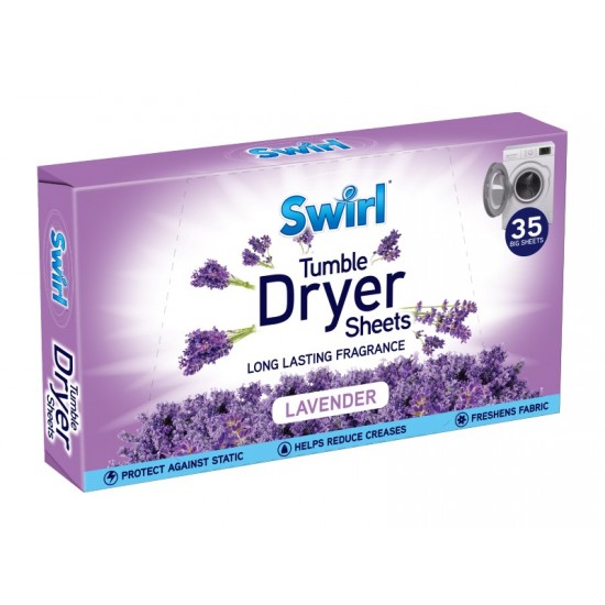 Swirl Tumble Dryer Sheets 35's