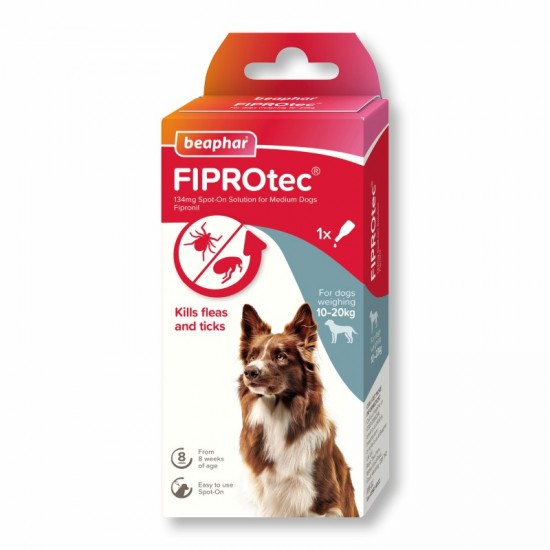 Beaphar FIPROtec Spot-On for Medium Dogs