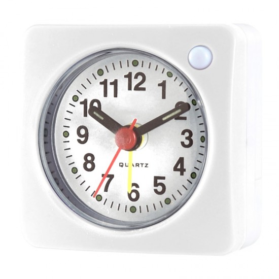 Alarm Clock Silver Tone