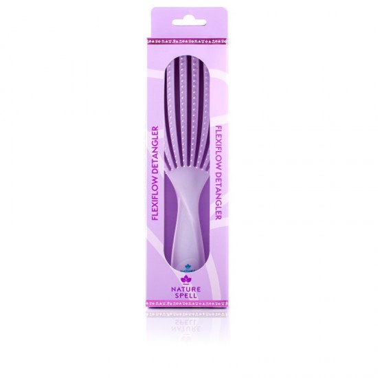 Nature Spell Flexiflow Detangler Brush Purple