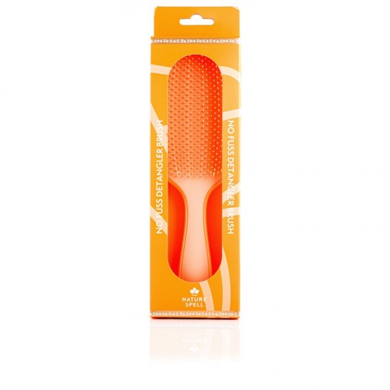 Nature Spell No Fuss Detangler Brush Orange