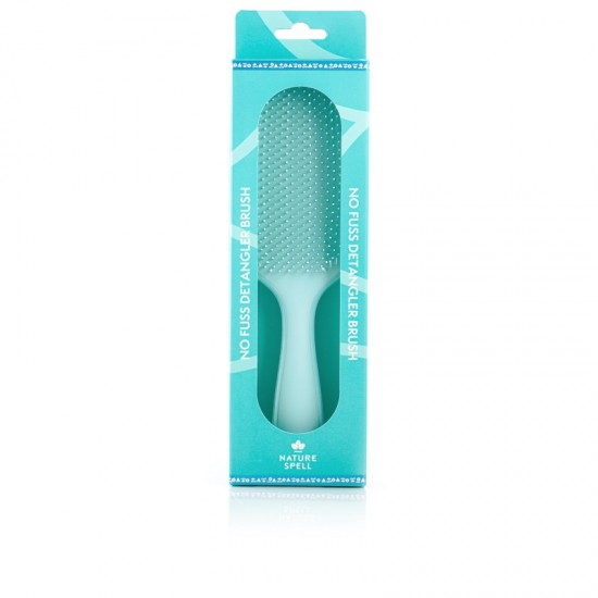 Nature Spell No Fuss Detangler Brush Turquoise