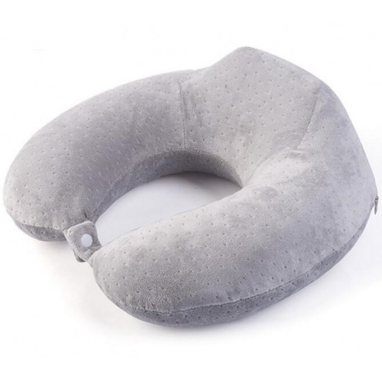 Sure Travel Memory Foam Neck Pillow Grey