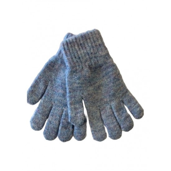 Ladies Knitted Gloves Lilac