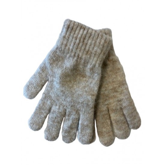 Ladies Knitted Gloves Grey