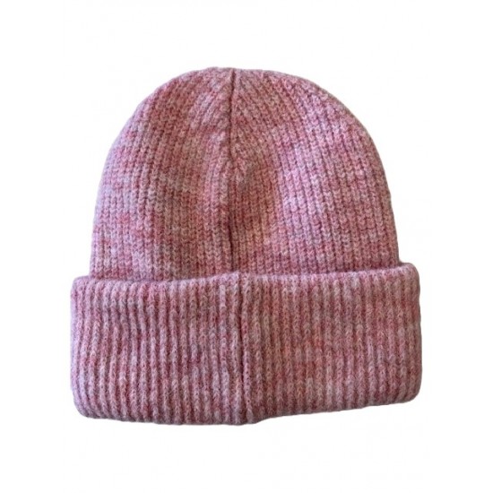 Ladies Knitted Hat Pink