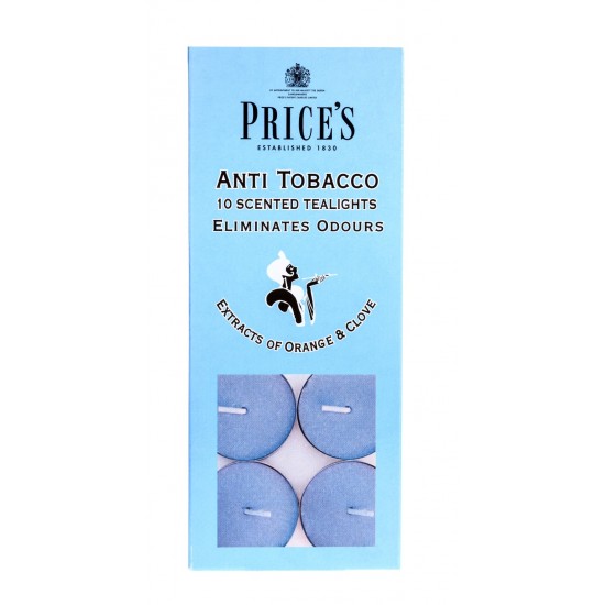 Prices Scented Tealights 10's Anti Tobacco*