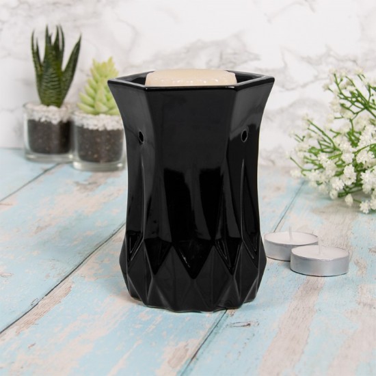 Wax Oil Warmer Geometric Black LP48047