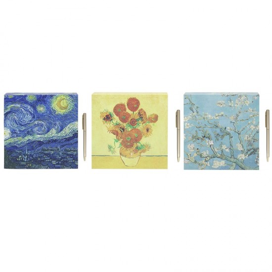 Van Gogh Memo Block & Pen Assorted LP74842