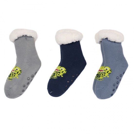 Kids Cozy Socks Monster Assorted LP53930